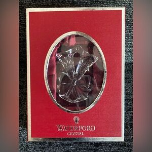 Waterford Crystal 2013 Lismore Toasting Flute Bow Ornament